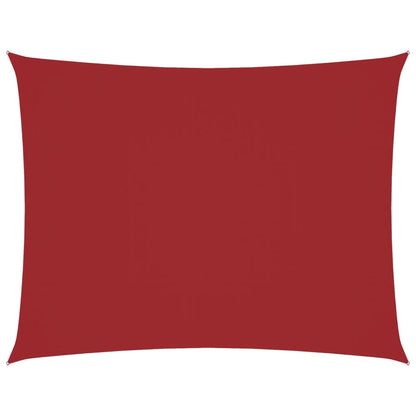 Sonnensegel Oxford-Gewebe Rechteckig 4x5 m Rot