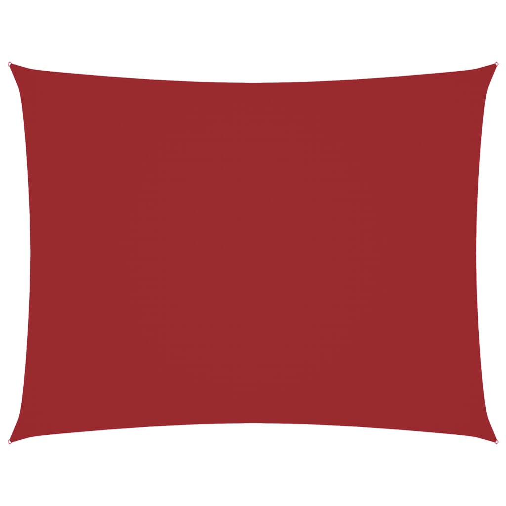 Sonnensegel Oxford-Gewebe Rechteckig 5x6 m Rot