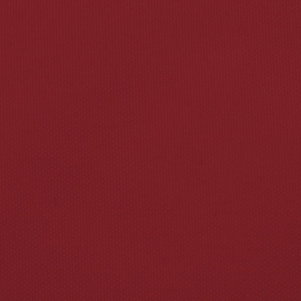 Sonnensegel Oxford-Gewebe Dreieckig 5x6x6 m Rot