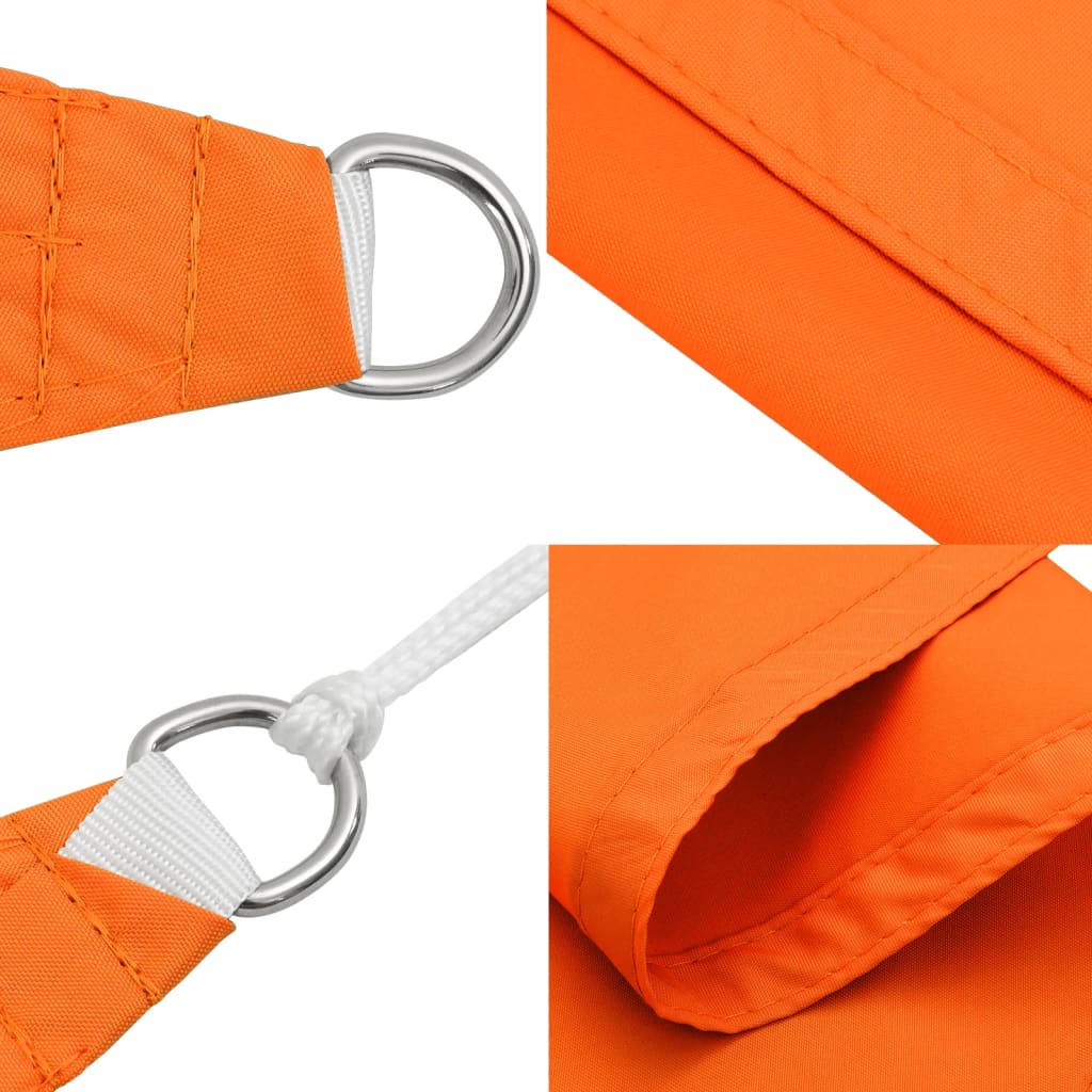 Sonnensegel Oxford-Gewebe Rechteckig 2x4 m Orange