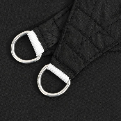 Sonnensegel Oxford-Gewebe Rechteckig 5x8 m Schwarz