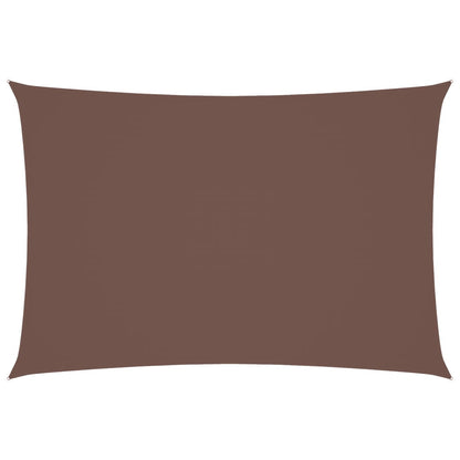 Sonnensegel Oxford-Gewebe Rechteckig 3x5 m Braun