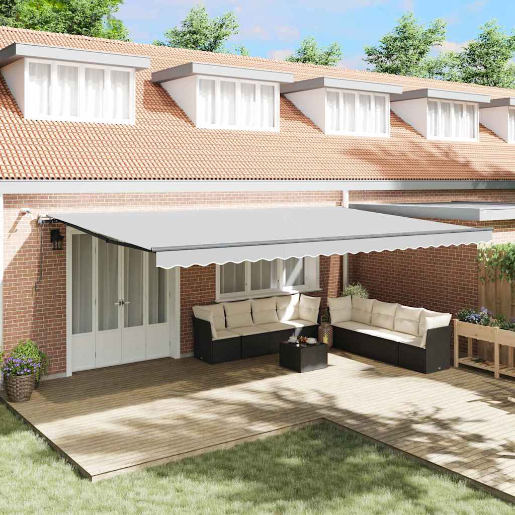 Markisenrahmen Anthrazit 600 x 350 cm Aluminium