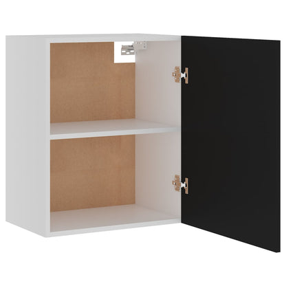 Hängeschrank Lyon Schwarz 50x31x60 cm Holzwerkstoff