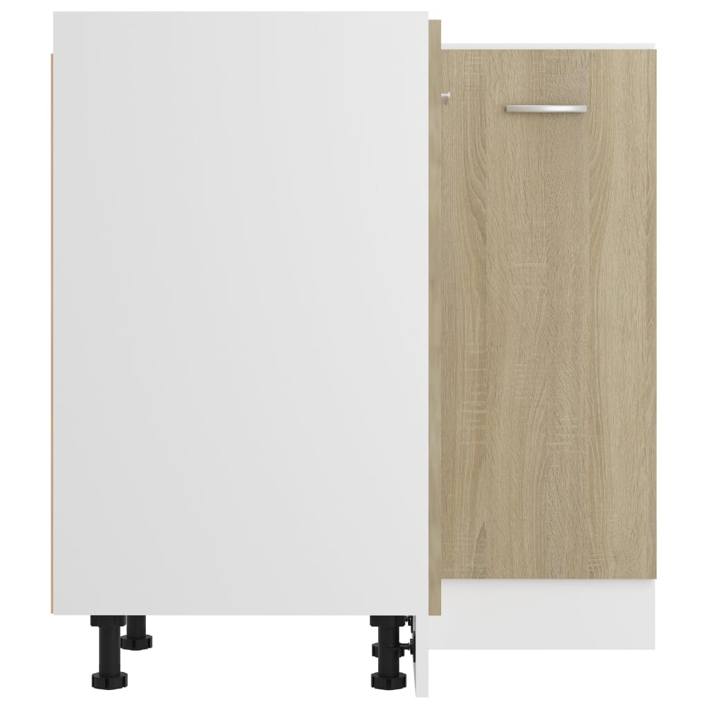 Eckunterschrank Lyon Sonoma-Eiche 75,5x75,5x81,5 cm Holzwerkstoff