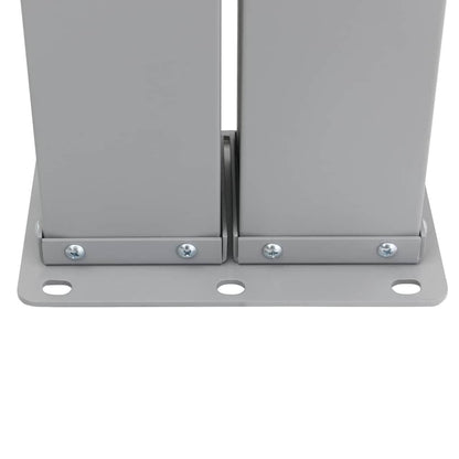 Ausziehbare Seitenmarkise 140x1200 cm Schwarz