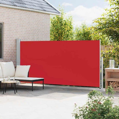 Seitenmarkise Ausziehbar 180x500 cm Rot