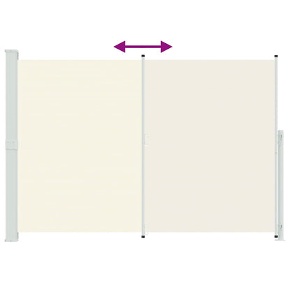 Seitenmarkise Ausziehbar 200x300 cm Creme