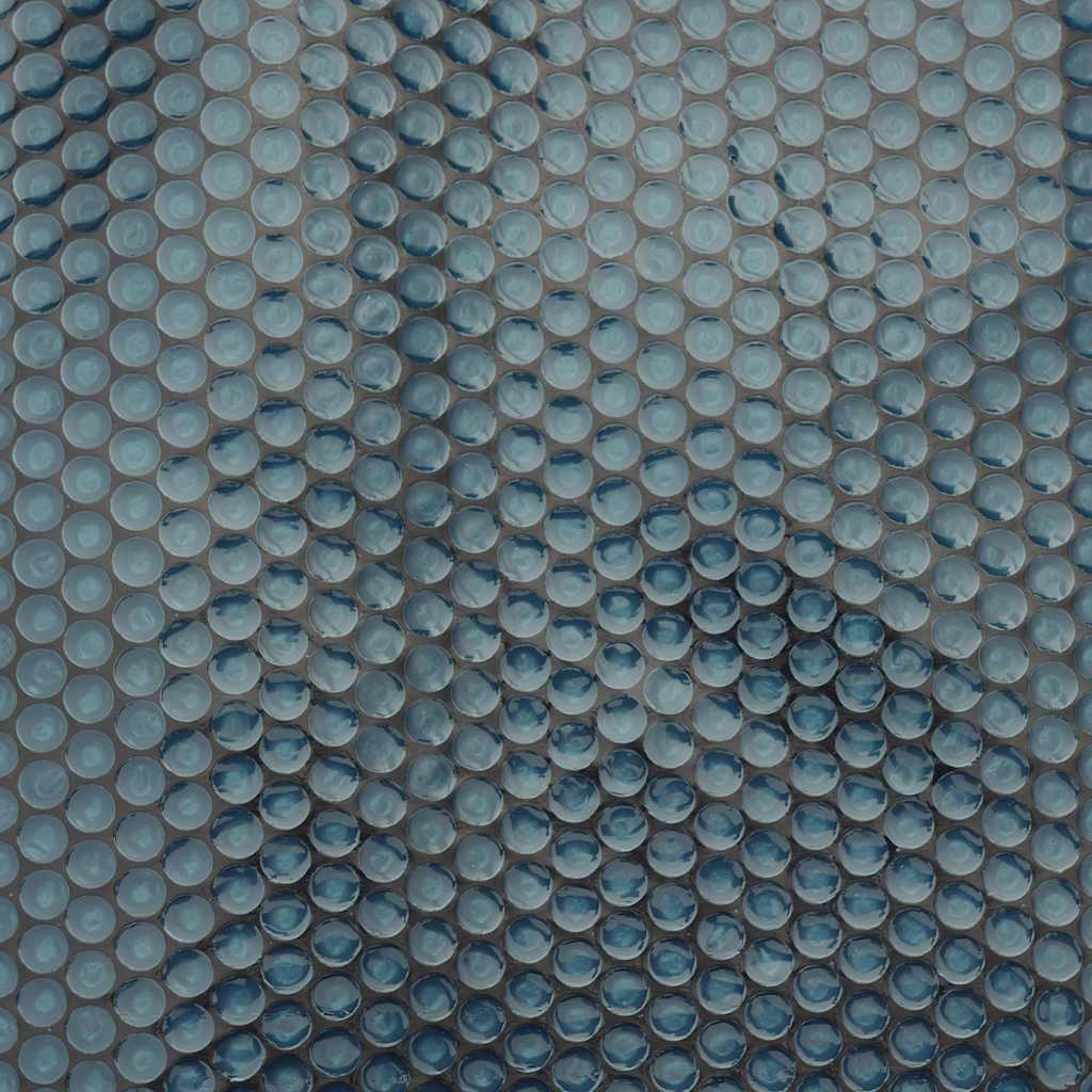 Treibende Pool-Solarplane PE 732x366 cm Schwarz und Blau