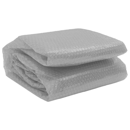 Treibende Pool-Solarplane PE 527 cm Grau