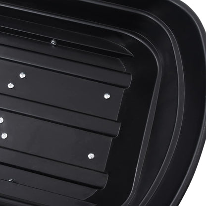 Garten-Kippwagen 300 kg 75 L Schwarz