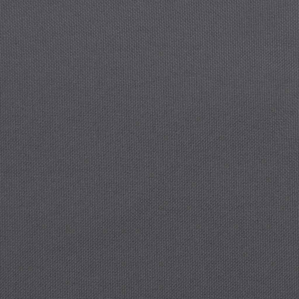 Gartenstuhl-Kissen 4 Stk. Anthrazit 50x50x3 cm Oxford-Gewebe