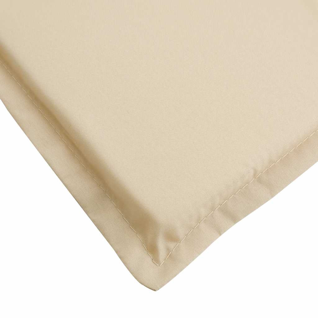 Sonnenliegen-Auflage Beige 186x58x4 cm Oxford-Gewebe