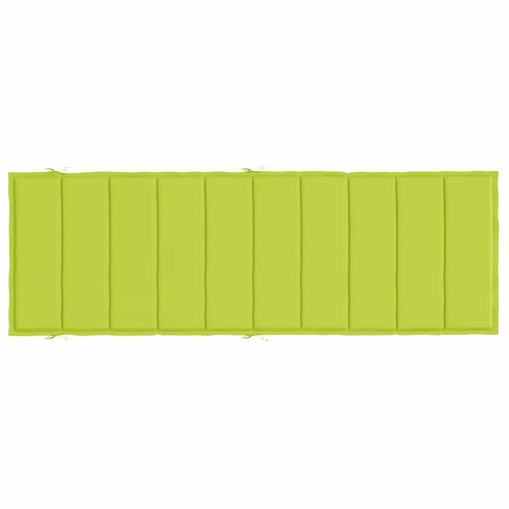 Sonnenliegen-Auflage Hellgrün 186x58x4 cm Oxford-Gewebe