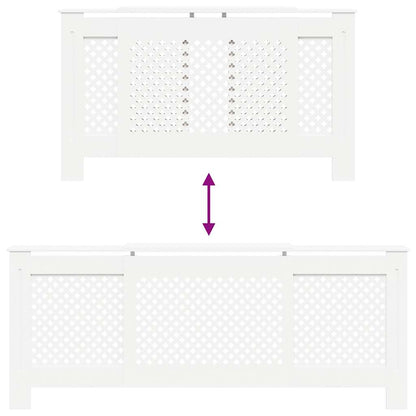 MDF Heizkörperverkleidung Weiß 205 cm