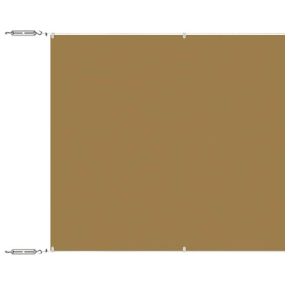 Senkrechtmarkise Beige 100x1200 cm Oxford-Gewebe