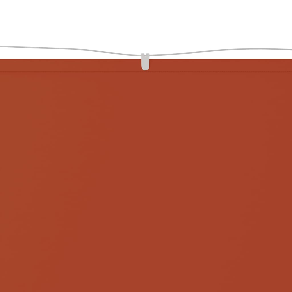 Senkrechtmarkise Terrakotta 100x1200 cm Oxford-Gewebe