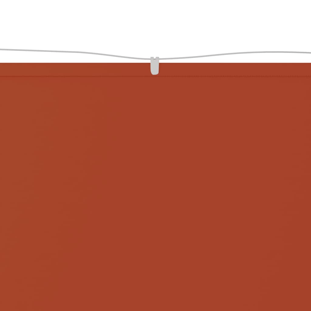 Senkrechtmarkise Terrakotta 140x420 cm Oxford-Gewebe