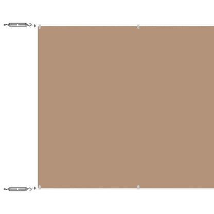 Senkrechtmarkise Taupe 60x1200 cm Oxford-Gewebe