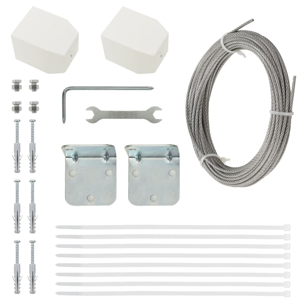 Balkon-Sichtschutz Hellgrün 100x240 cm Oxford-Gewebe