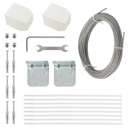 Balkon-Sichtschutz Hellgrün 100x240 cm Oxford-Gewebe