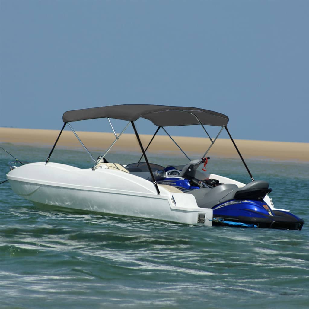 3-Bow Bimini Top Anthrazit 183x160x137 cm