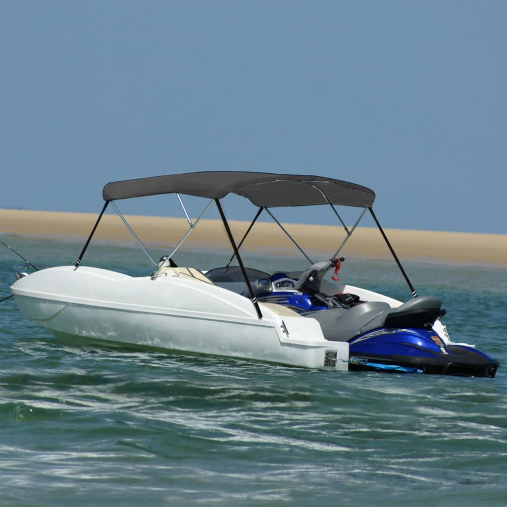 3-Bow Bimini Top Anthrazit 183x196x137 cm
