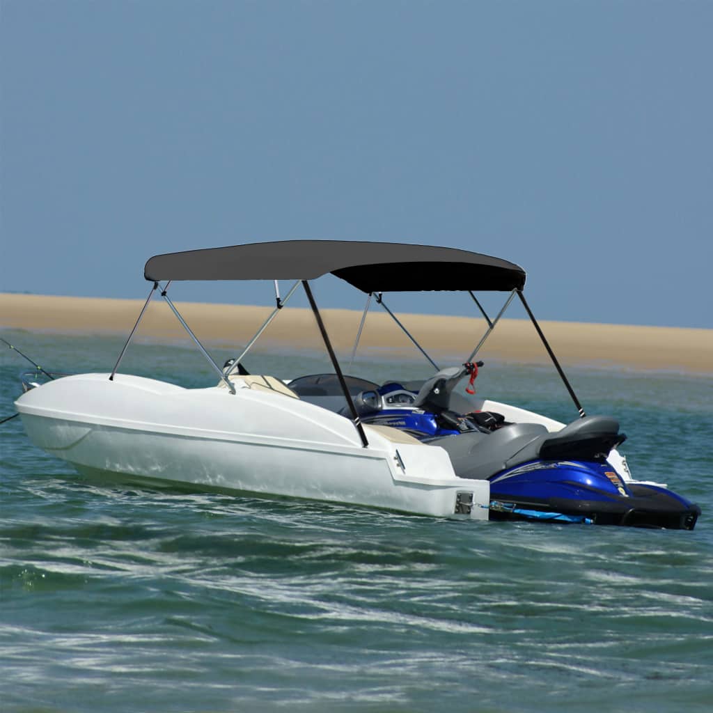 4-Bow Bimini Top Anthrazit 243x(230-244)x137 cm