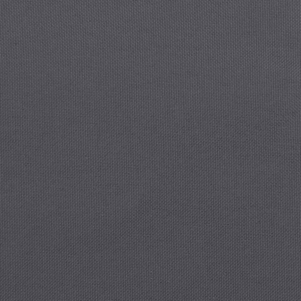 Palettenkissen Anthrazit 50x40x12 cm Stoff