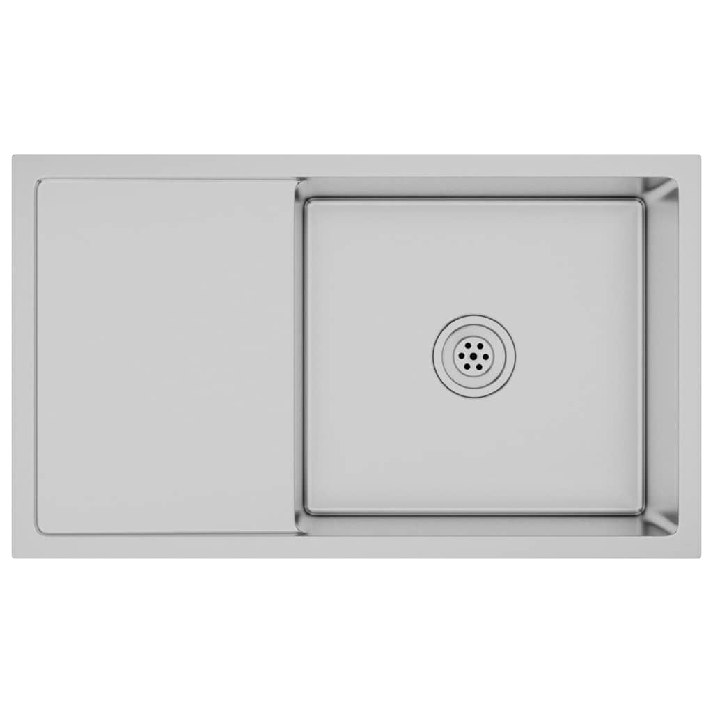 Handgemachte Einbauspüle Edelstahl