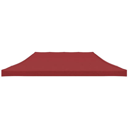 Partyzelt-Dach 6x3 m Burgunderrot 270 g/m²