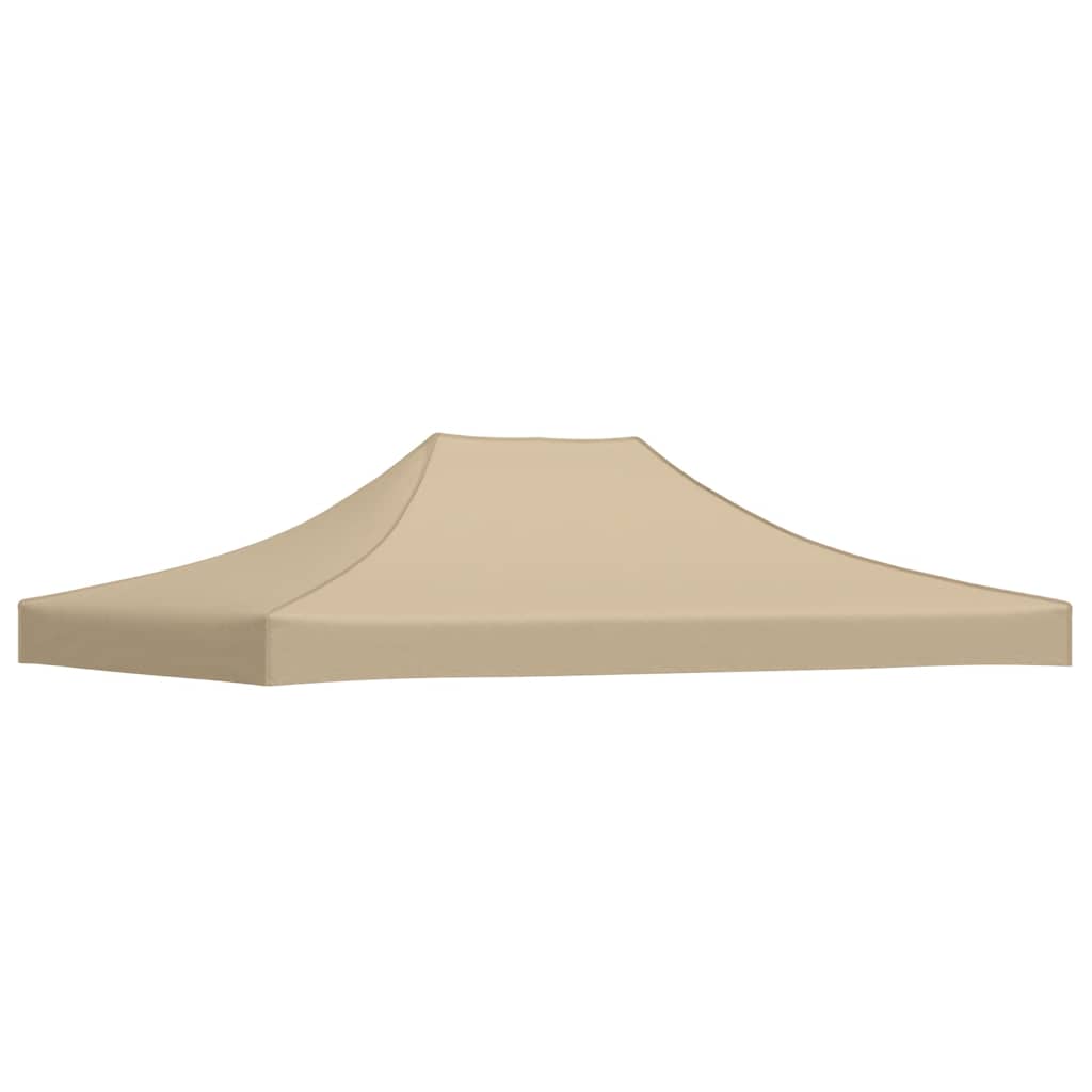 Partyzelt-Dach 4x3 m Beige 270 g/m²