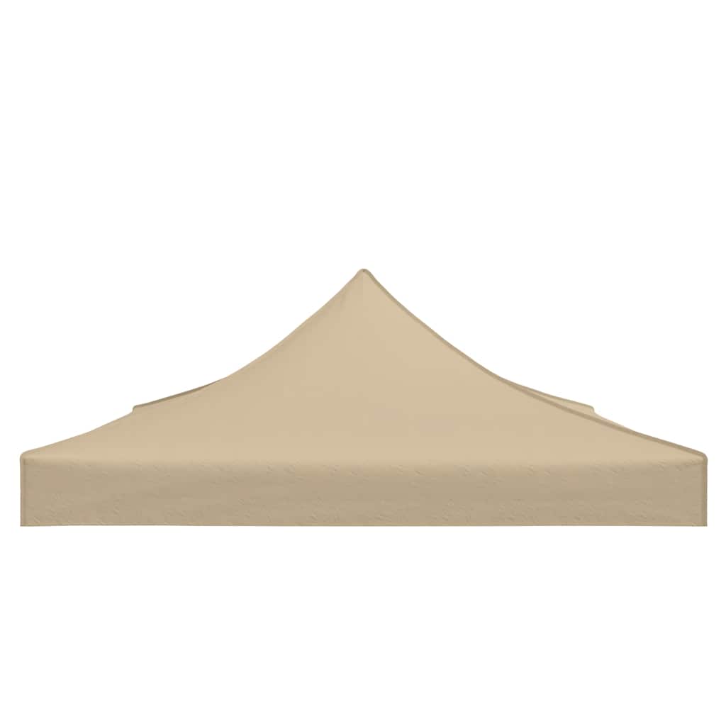 Partyzelt-Dach 4x3 m Beige 270 g/m²