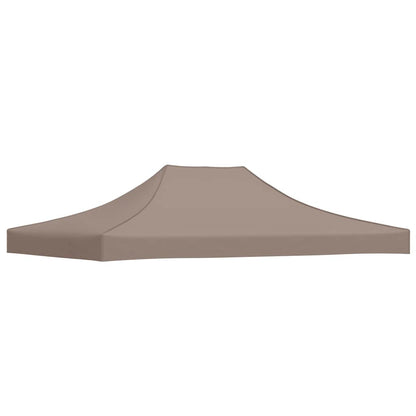 Partyzelt-Dach 4x3 m Taupe 270 g/m²