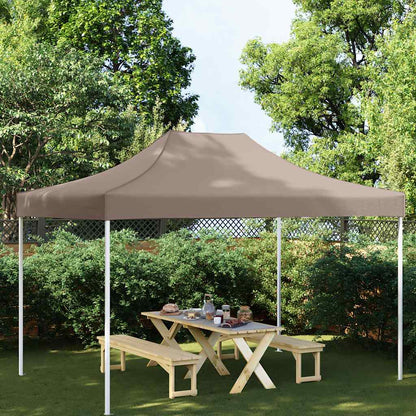 Partyzelt-Dach 4x3 m Taupe 270 g/m²