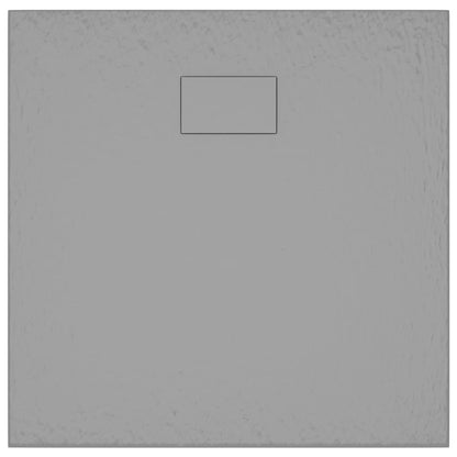 Duschwanne SMC Grau 90x80 cm