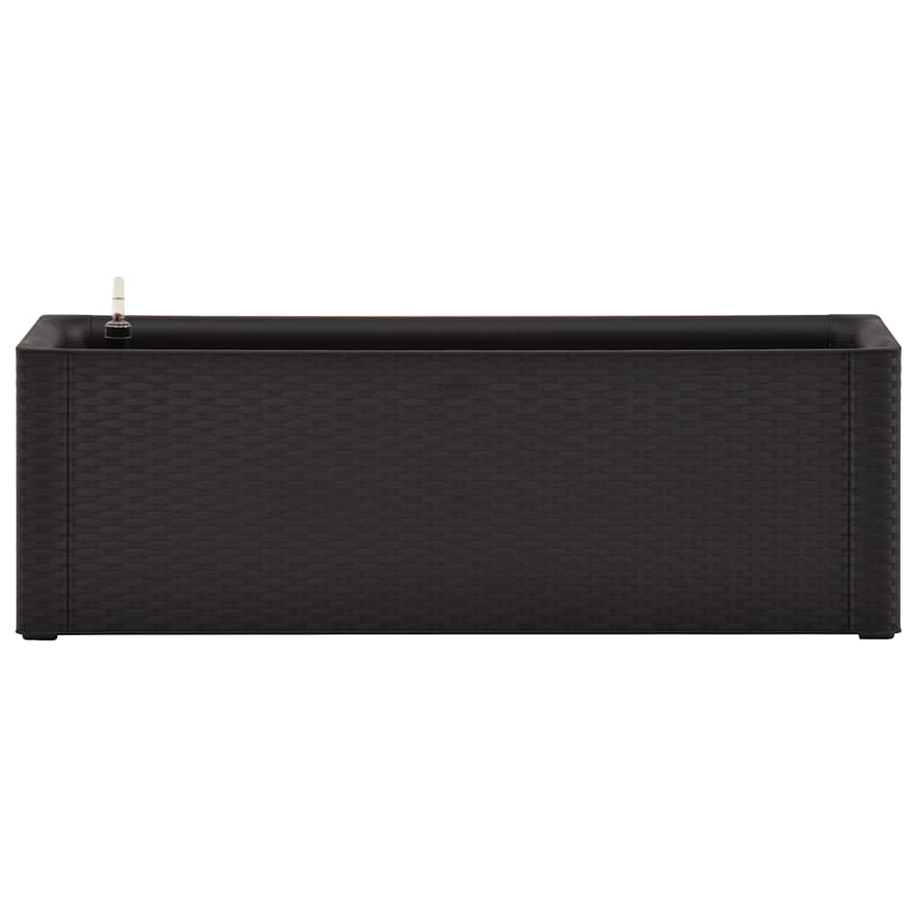 Garten-Hochbeet Selbstbewässerungssystem Anthrazit 100x43x33 cm