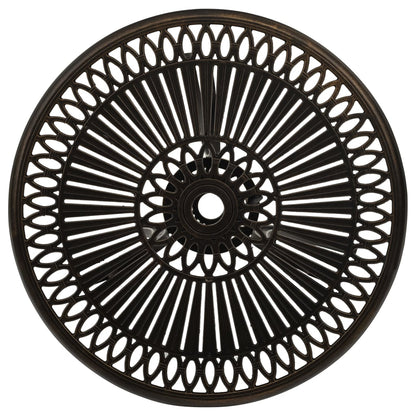 Gartentisch Bronzen 62x62x65 cm Aluminiumguss