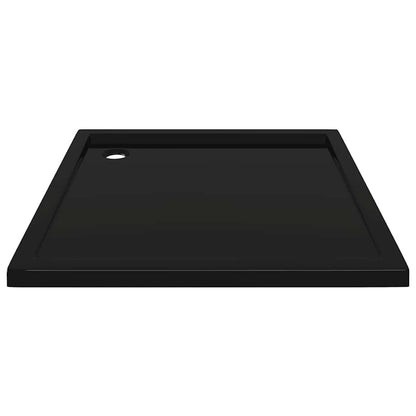 Duschtasse ABS Quadratisch Schwarz 90x90 cm