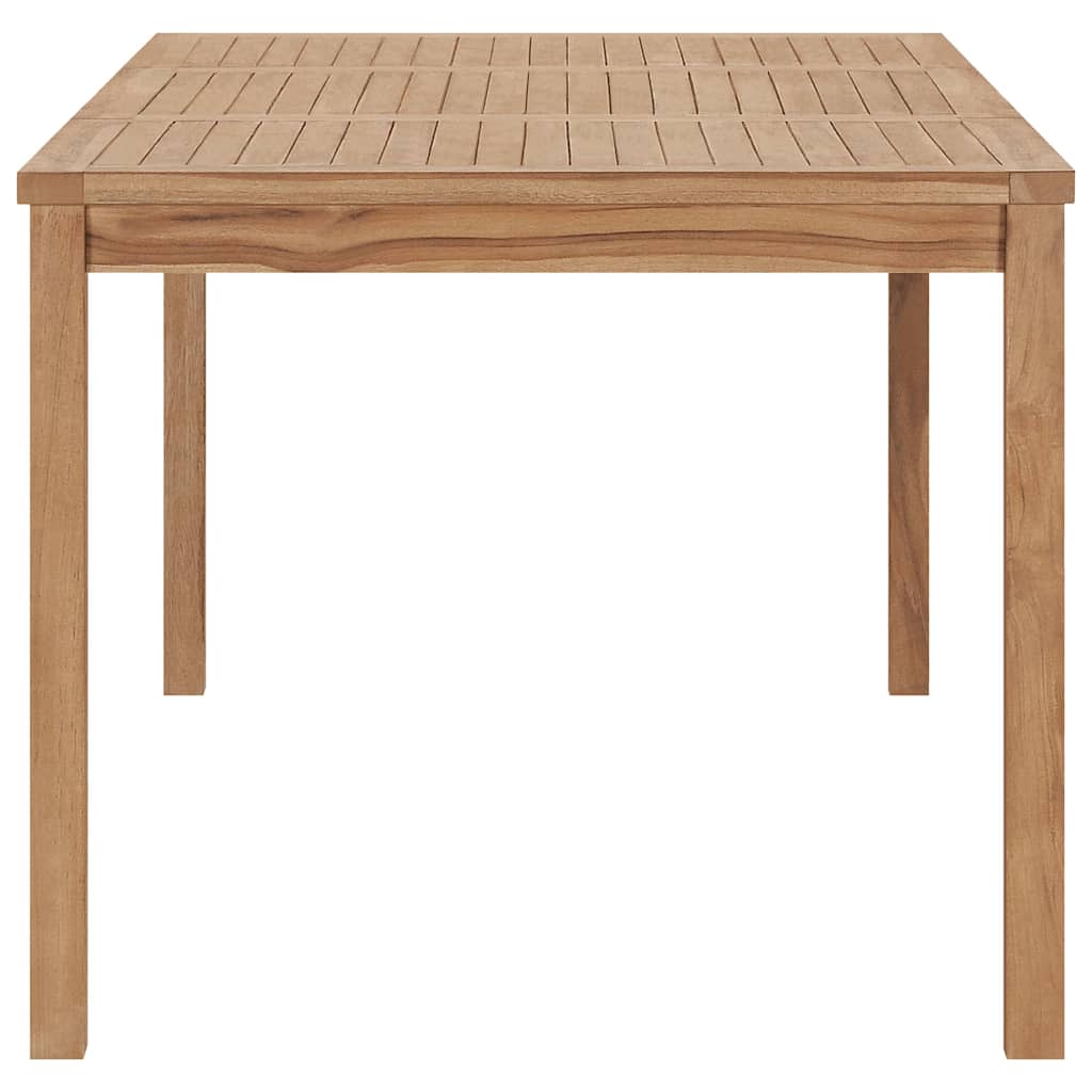 Garten-Esstisch 180x90x77 cm Massivholz Teak