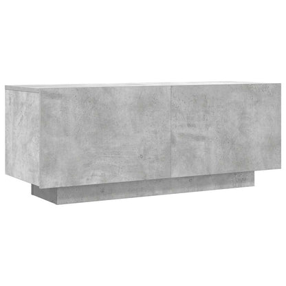 TV-Schrank Betongrau 100x35x40 cm Holzwerkstoff
