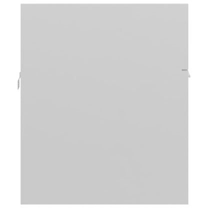 Waschbeckenunterschrank Hochglanz-Weiß 90x38,5x46cm