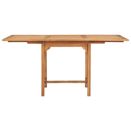 5-tlg. Garten-Essgruppe Massivholz Teak