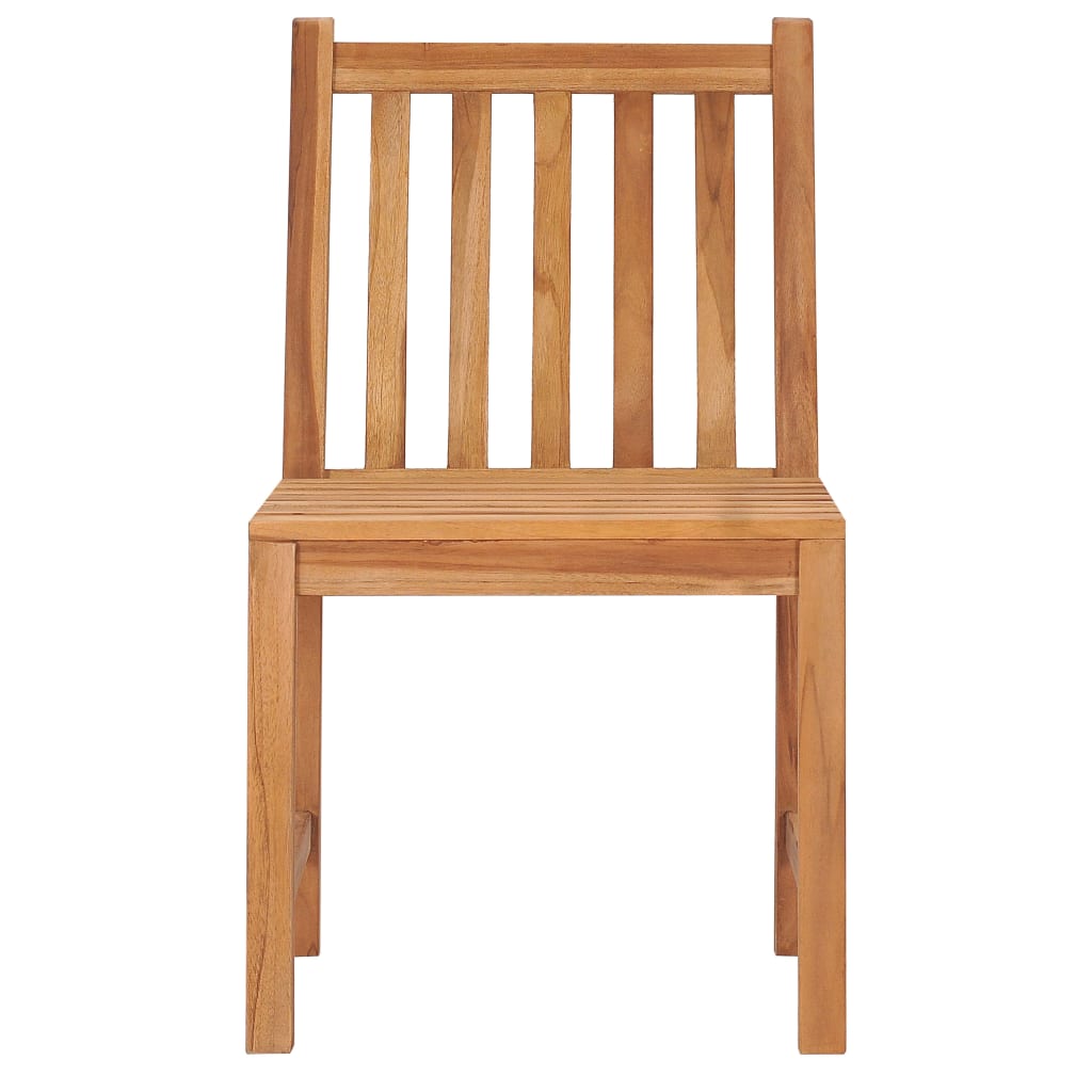 5-teiliges Garten-Ess-Set 140 x 80 cm Massivholz Teak