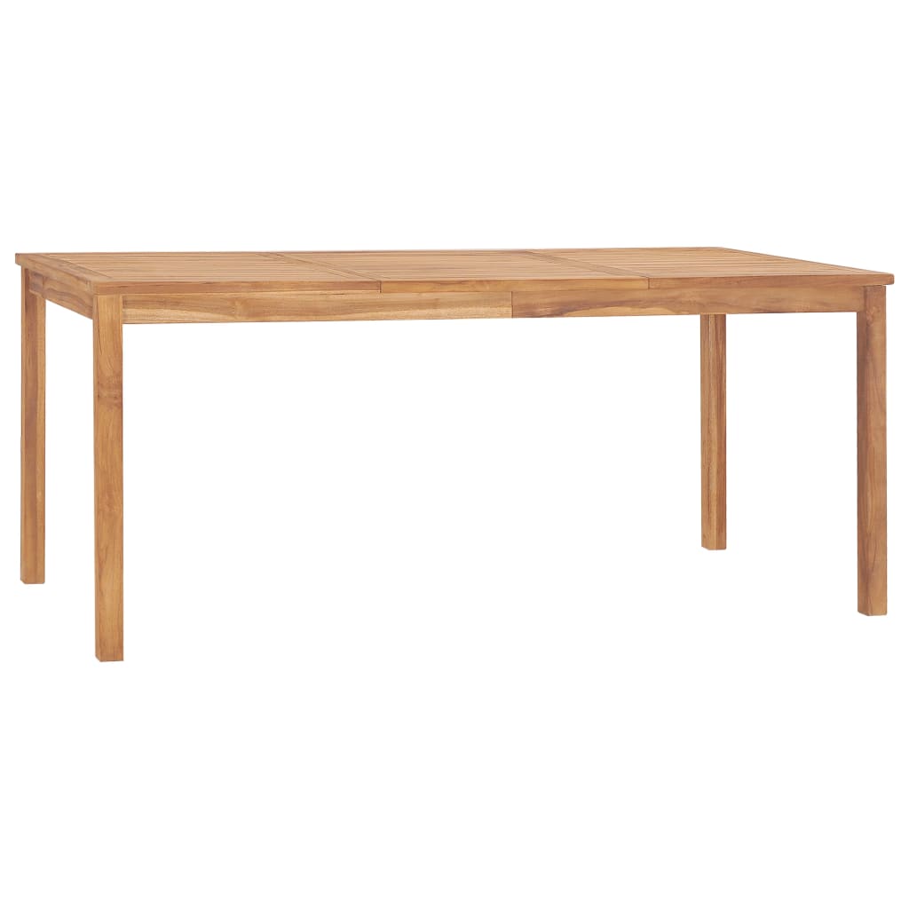 7-teiliges Garten-Ess-Set 180 x 90 cm Massivholz Teak