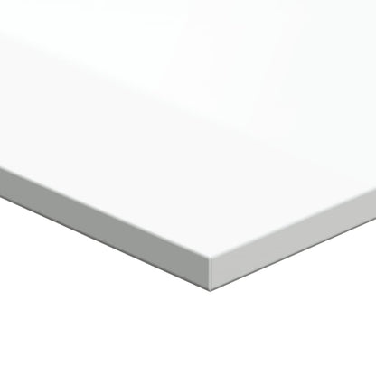 Bücherregal-Bretter 8 Stk. Hochglanz-Weiß 80x50x1,5 cm