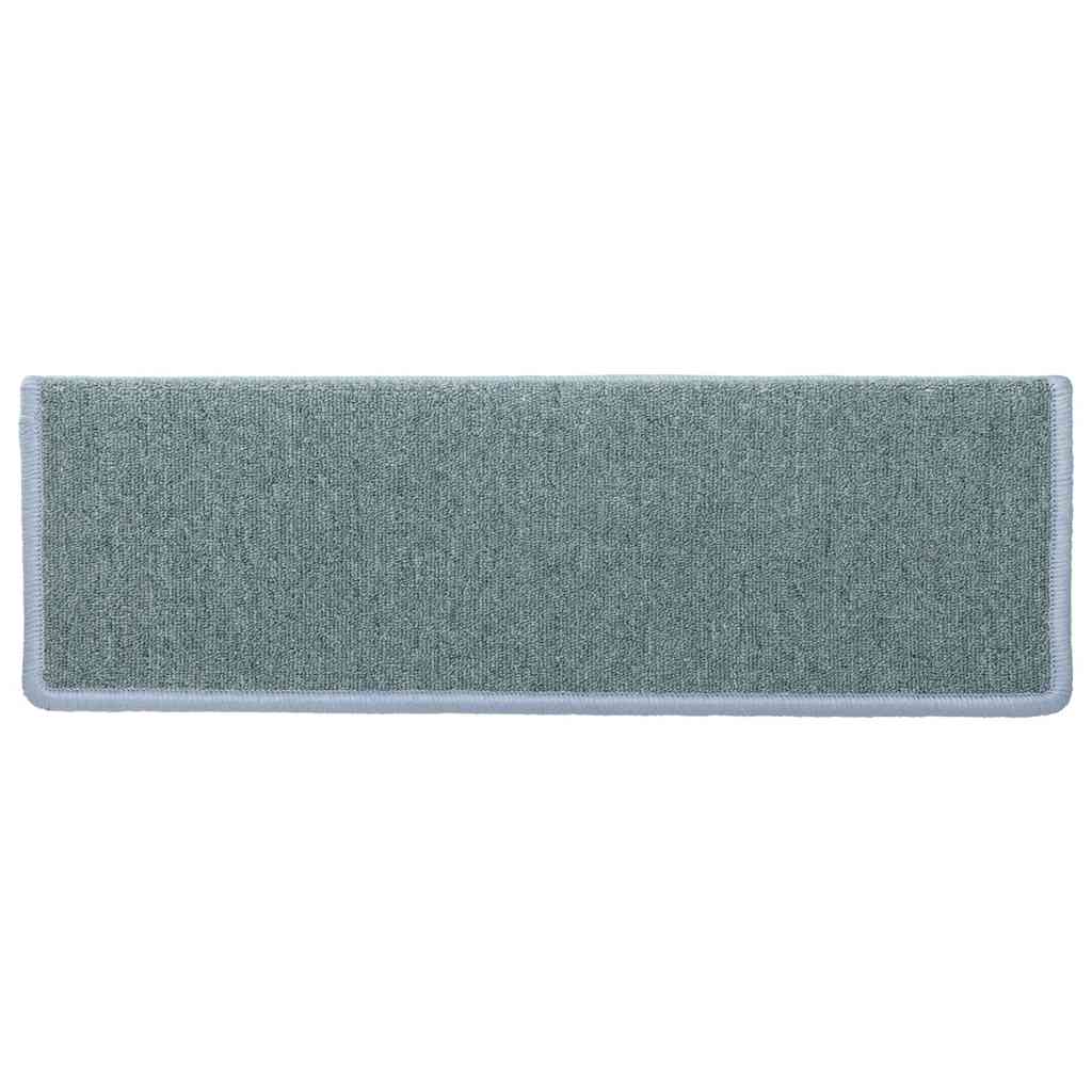 Stufenmatten 15 Stk. 65x21x4 cm Seeblau Rechteckiger Rand