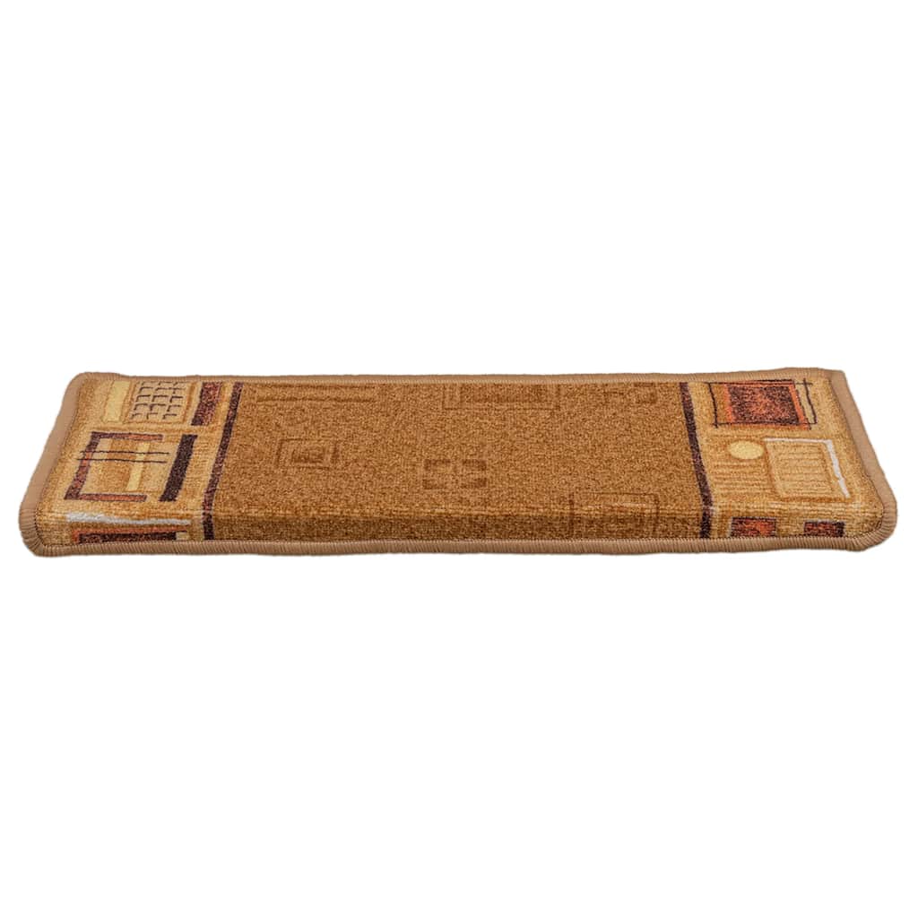 Treppenmatten Selbstklebend 15 Stk. 65x21x4 cm Beige