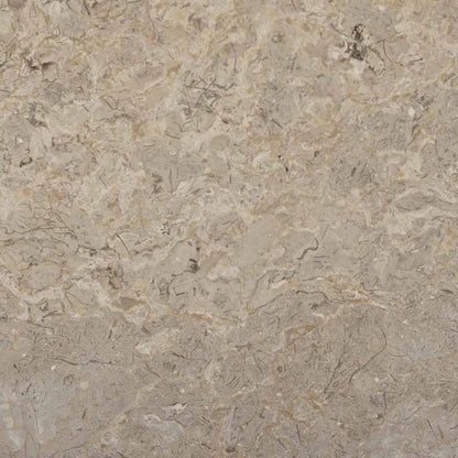 Tischplatte Grau Ø60x2,5 cm Marmor