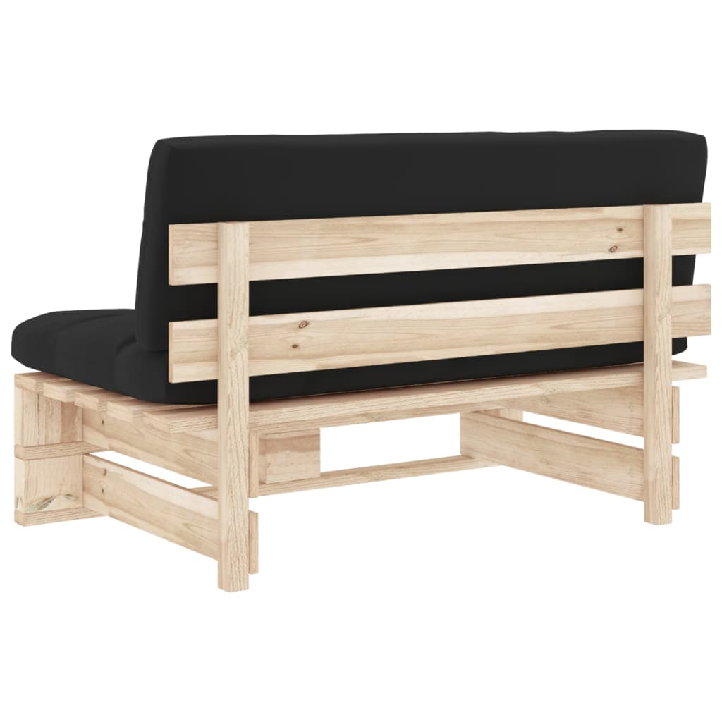 Outdoor-Mittelsofa Paletten Imprägniertes Kiefernholz